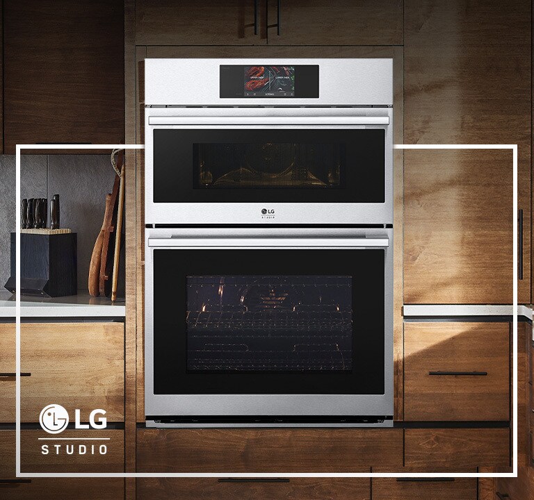 LG STUDIO 1.7/4.7 cu. ft. Combination Double Wall Oven with Air Fry